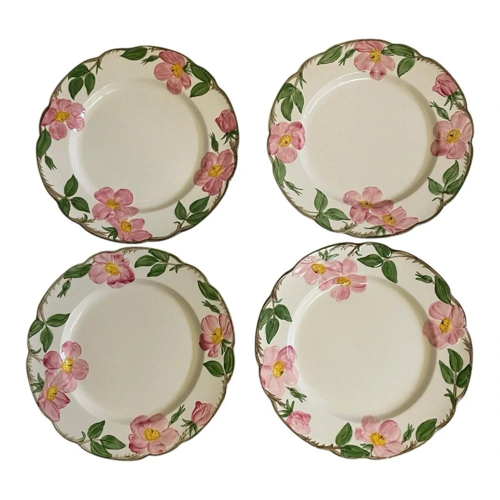 Franciscan Desert Rose Stoneware 20 Piece Set- Fruit, Bread, Salad, Dinner, Soup